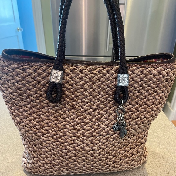 Brighton Handbags - Brighton bag with Red and Brown Paisley interior